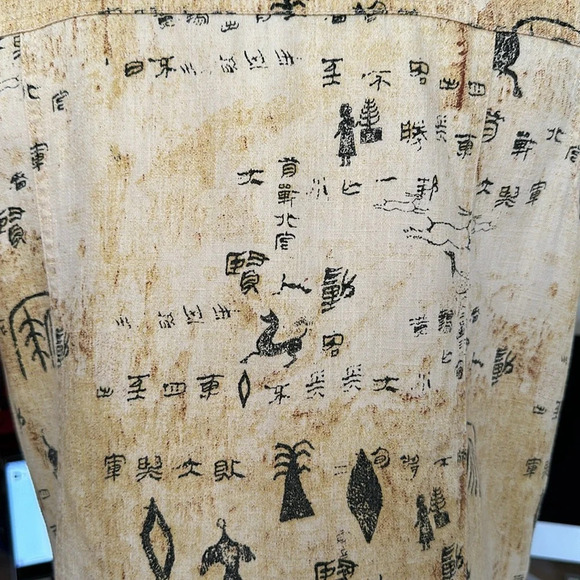 CHICO’S DESIGN Linen Top Blend Western Vibes Sleeveless, Size Medium - Picture 9 of 15